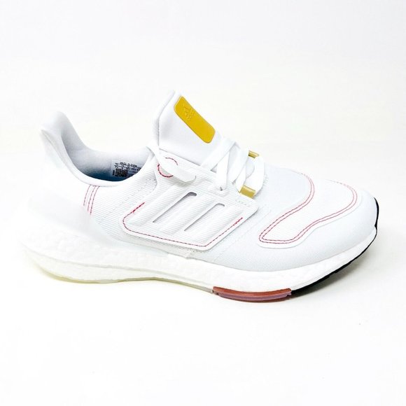 Adidas UltraBoost 22 Cloud White Wonder Red Womens Running Shoes